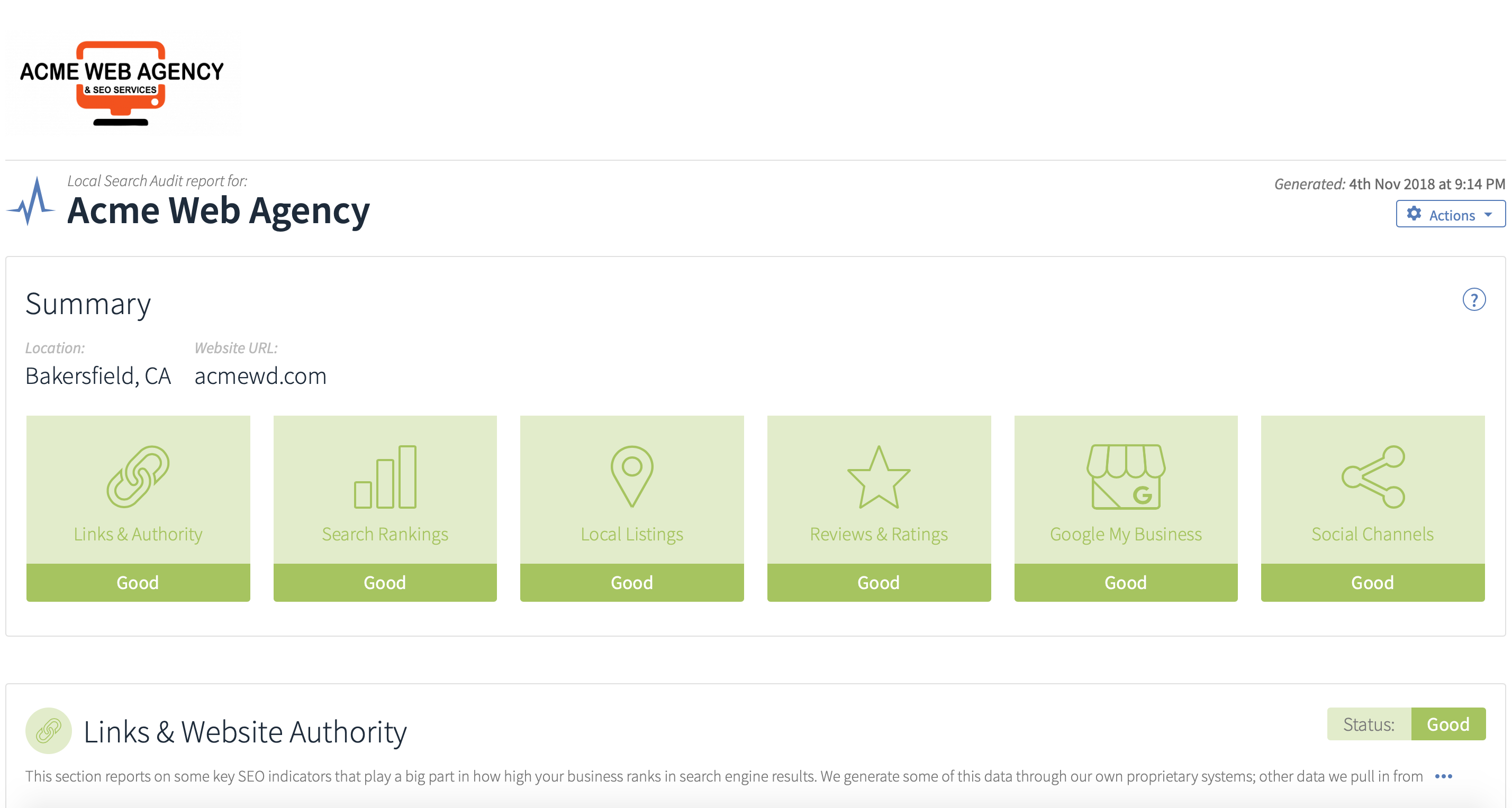 Check Your Google Ranking In Minutes Acme Web Agency