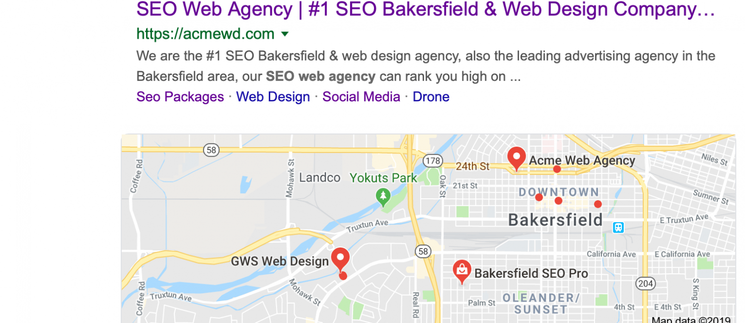 SEO For Small Business 2019, Small Business SEO 2019, #1 SEO Web Agency Bakersfield, Acme web agency